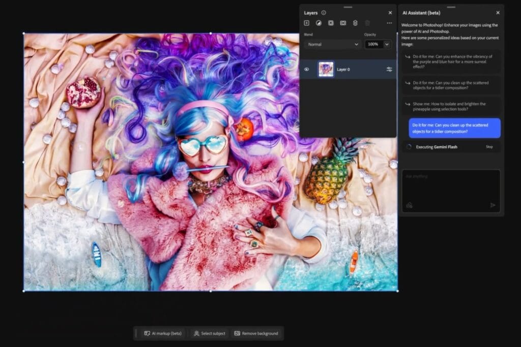 ​You can now ask Photoshop’s AI assistant to edit images for you 