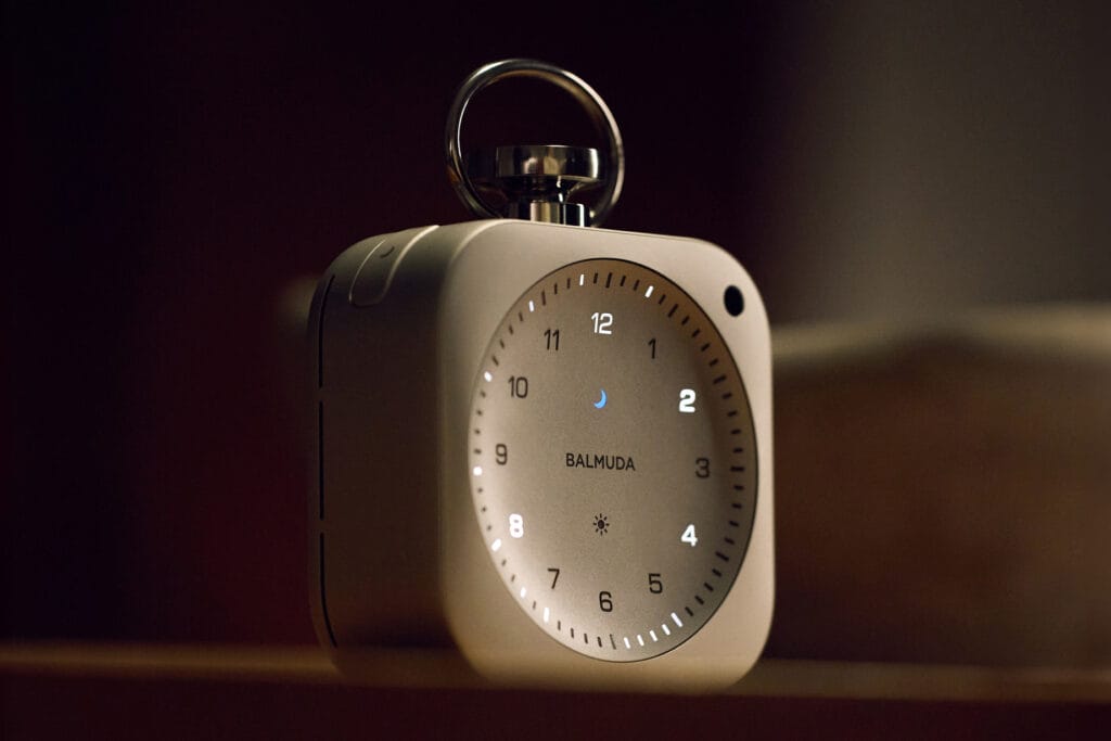 ​This sleek alarm clock uses lights and sounds to help you sleep, focus, and wake up 