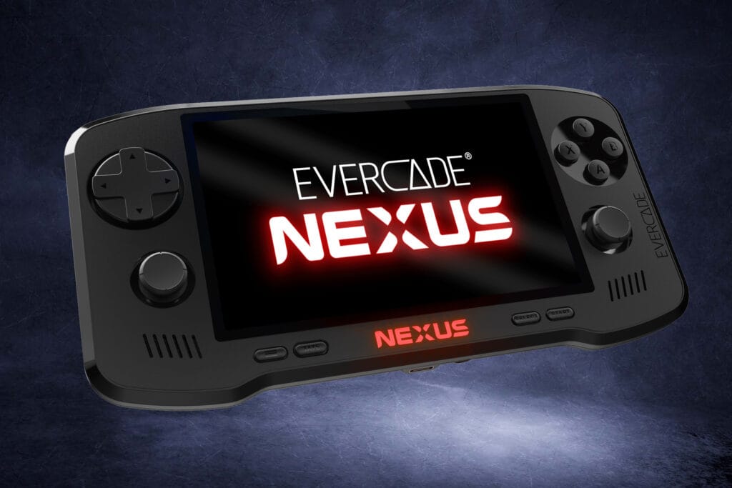​Evercade’s new handheld has a larger screen and dual thumbsticks for 3D games 